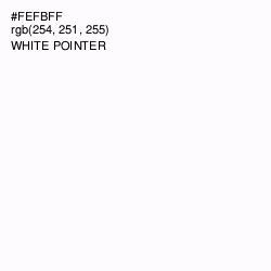 #FEFBFF - White Pointer Color Image